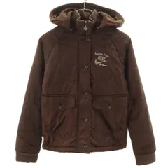 NIKE ナイキ 中綿ジャケット M ブラウン レディース 古着