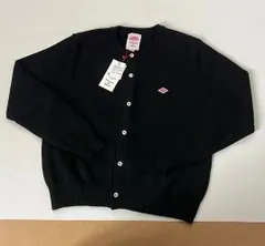 秋冬新作☆DANTON  クルーネック ニット ブラック カーディガン