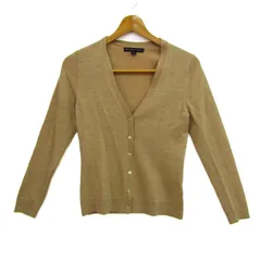 ブルックスブラザーズ カーディガン 長袖 ウール100% ブランド トップス レディース XSサイズ ベージュ Brooks Brothers 【中古】
