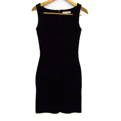 エムプルミエ ワンピース ノースリーブ ストレッチ ブランド トップス 黒 レディース 36サイズ ブラック M-premier 【中古】