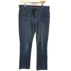 エドウィン デニムパンツ ジーンズ ジーパン ストレッチ ブランド ボトムス 日本製 メンズ Lサイズ ブルー EDWIN 【中古】