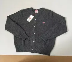 秋冬新作☆DANTON クルーネック ニット ダークグレー カーディガン