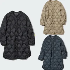 UNIQLO ULTRA LIGHT DOWN ユニクロ ウルトラライトダウンリラックスコート ダウン ダウンコート ロングダウンコート キルティング ロング ブラック カーキ ブラウン ベージュ ダークグリーン S M L