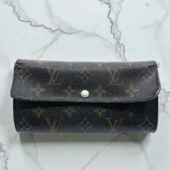 LOUIS VUITTON　ルイヴィトン　モノグラム 小銭入れ外側タイプ長財布 ポルトトレゾーモネ　シリアル：SD0936