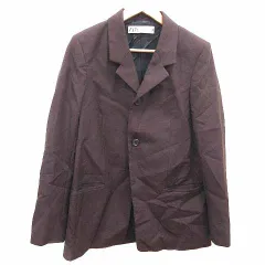 ザラ ZARA テーラードジャケット 総裏地 S 茶 ブラウン /YK