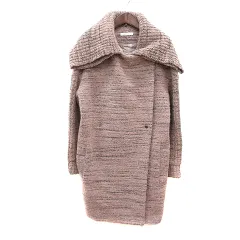 エポカ EPOCA コート ロング 総裏地 ウール 38 M ピンクベージュ /MN