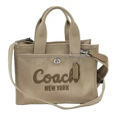 COACH カーゴトート 2WAYショルダーバッグ キャンバス ベージュ CP164