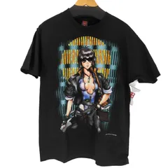 ユーズドフルギ USED古着 {{GEEKS RULE}} フロントプリントクルーネックS/S Tシャツ メンズ JPN：L 