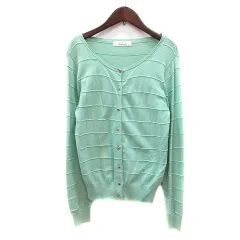 リーアスタリスク Reasterisk カーディガン ニット F 緑 グリーン /MN