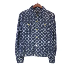 ルイヴィトン LOUIS VUITTON 18AW 【 HFA01WGU0 】 POP UP STORE 限定 モノグラム デニム トラッカー ジャケット n10208