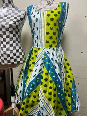 クラシック全円サーキュラーワンピース＆ヘアラップ