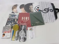  中古品 NEWS 加藤シゲアキ ピンクとグレー 他 ツアーグッズ パンフレット ペンライト 等 グッズセット