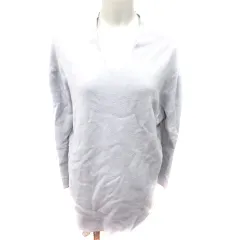 シップス SHIPS ニット カットソー Vネック 長袖 1 グレー /RT