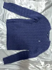 ポロ ラルフローレン ネイビー ケーブル ニット