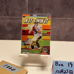 2021 Panini Mosaic Drew Brees New Orleans Saints In It To Win It Prizm カード