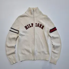 トミーヒルフィガー ニット ジップアップ