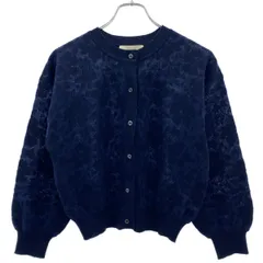 B:MING by BEAMS ビーミングバイビームス ジャカード ニット カーディガン 93-15-0820-353 ネイビー F