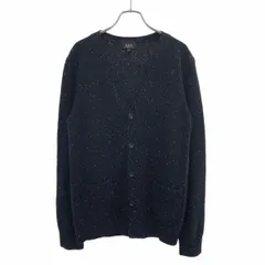 A.P.C アーペーセー ウールカシミヤネップカーディガン  ブラック Sのサムネイル