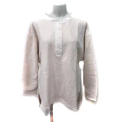 フリークスストア FREAKS STORE カットソー ヘンリーネック 長袖 F ベージュ /YI ●RY