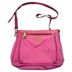 PRADA プラダ ピンク ナイロン ヴィンテージ ショルダー トート バッグ