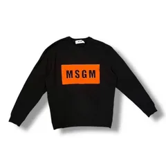 MSGM Crew neck sweat shirt クルーネックスウェット トレーナー エムエスジーエム 2740MM68 ブラック L 383A1