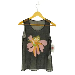 ミッソーニ MISSONI MADE IN ITALY フラワー刺繍メッシュタンクトップ レディース 表記無 のサムネイル