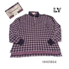 BurberrysポロシャツL HH01854バーバリー