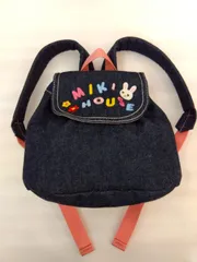 M17　ミキハウス　MIKIHOUSE　キッズ　バッグ　リュック　デニム　インディゴ染
