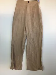 タグ付き AZUL by moussy ハイウエストワイドパンツ レディース S ベージュ 4011202512150016