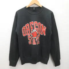 H■USA製■ジャンスポーツ/JANSPORT ヴィンテージ スウェットシャツ トレーナー【M】濃灰色/MENS■15【中古】