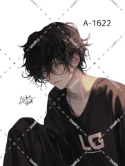 A-1622 メンズ ステッカー sticker 素材 コラージュ collage シール achashop