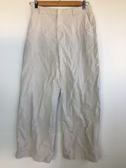 無印良品 コーデュロイワイドパンツ レディース L ホワイト 4011202512150018