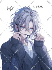 A-1625 メンズ ステッカー sticker 素材 コラージュ collage シール achashop