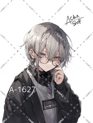 A-1627 メンズ ステッカー sticker 素材 コラージュ collage シール achashop