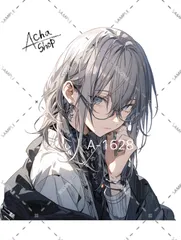 A-1628 メンズ ステッカー sticker 素材 コラージュ collage シール achashop