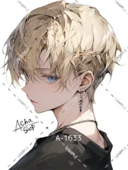 A-1633 メンズ ステッカー sticker 素材 コラージュ collage シール achashop