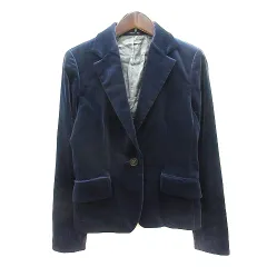 コムサデモード COMME CA DU MODE テーラードジャケット シングル 総裏地 9 M 紺 ネイビー /MN