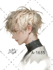 A-1635 メンズ ステッカー sticker 素材 コラージュ collage シール achashop