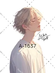 A-1637 メンズ ステッカー sticker 素材 コラージュ collage シール achashop