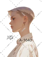 A-1640 メンズ ステッカー sticker 素材 コラージュ collage シール achashop