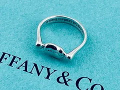 a185 美品　Tiffany&Co. ティファニー　ビーン　リング　シルバー　925 約8.5号 ビーンズ