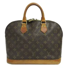ルイヴィトン LOUIS VUITTON モノグラム アルマ ハンドバッグ M51130 PVC レザー ブラウン 茶