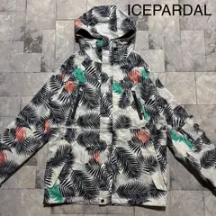 ICEPARDAL アイスパーダル スノーボードウェア ウィンタースポーツ スキー ボタニカル リーフ レディース サイズ9(XS) 玉FS1904