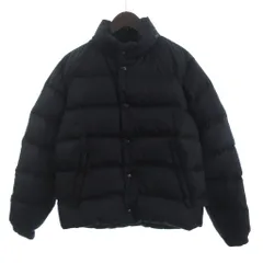 ギャップ GAP ダウンジャケット ブルゾン フルジップ ナイロン 988785 黒 ブラック S