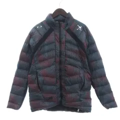 新品　Oakley スカルネイビー ダウンキルティングジャケット OAKLEY オークリー 412444JP 切替 ダウンジャケット スカル 総柄