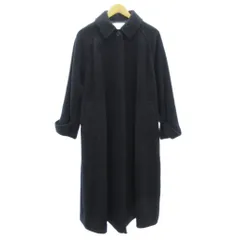 ナチュラルビューティーベーシック NATURAL BEAUTY BASIC 近年 イタリア生地 ボリュームAラインコート 紺 ネイビー M 017-1252070