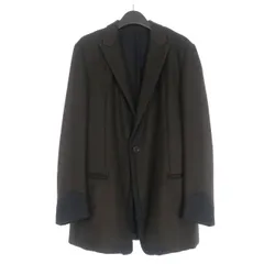 ボッテガヴェネタ BOTTEGA VENETA ウールカシミヤ カラーブロック テーラードジャケット ブレザー 長袖 50 ブラウン/ネイビー 紺 茶のサムネイル