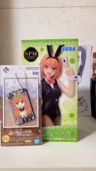 未開封 五等分の花嫁 中野 四葉 spm フィギュア + ラバー キーホルダー