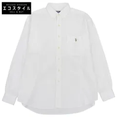 POLO RALPH LAUREN ポロ ラルフローレン THE BIG SHIRT ボタンダウン オックスフォードシャツ トップス メンズ ホワイト M M