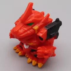 【中古】トレーディングフィギュア 3式機龍＜改＞ 重武装型 エヴァ2号機イメージカラー 「ゴジラ対エヴァンゲリオン ミニソフビクロニクル」